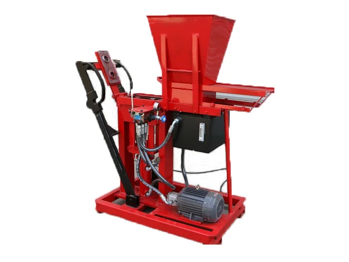 1-25 Electric Motor Clay Interlocking Block Making Machine
