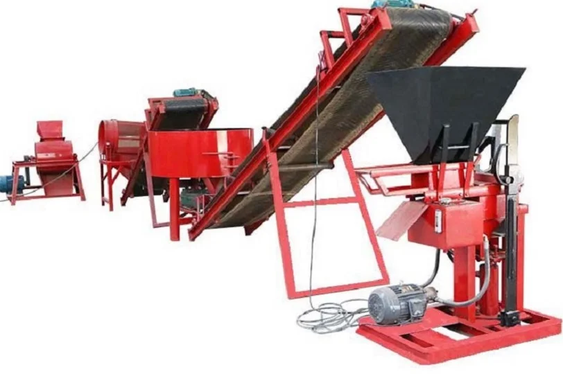 2-25 clay Interlocking Brick Making Machine