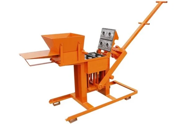 2-40 manual clay Interlocking block Machine
