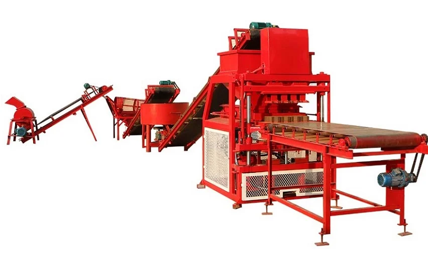 4-10 Fully-automatic Hydraulic Interlocking Block Machine