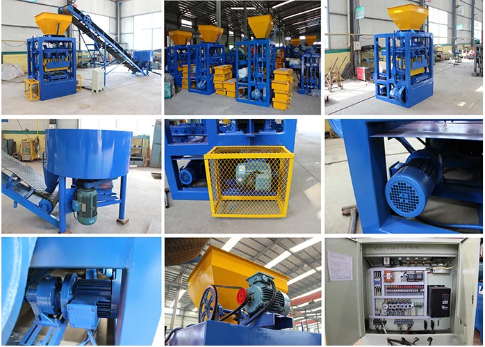 brick moulding machine,QTF -24 hollow brick moulding machine