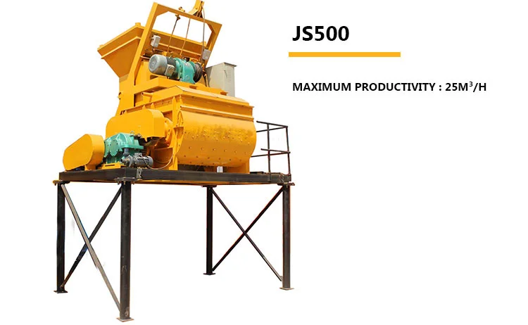 JS500 Concrete Brick Machine Mixer
