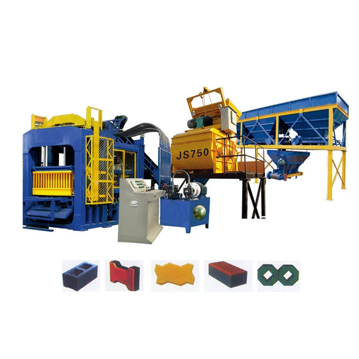 QT8-15 Automatic Concrete Cement Hollow Block Machine