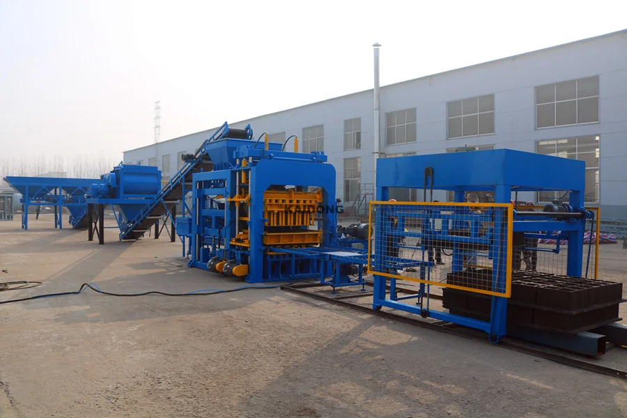 QT8-15 Automatic Concrete Cement Hollow Block Machine - Image 4
