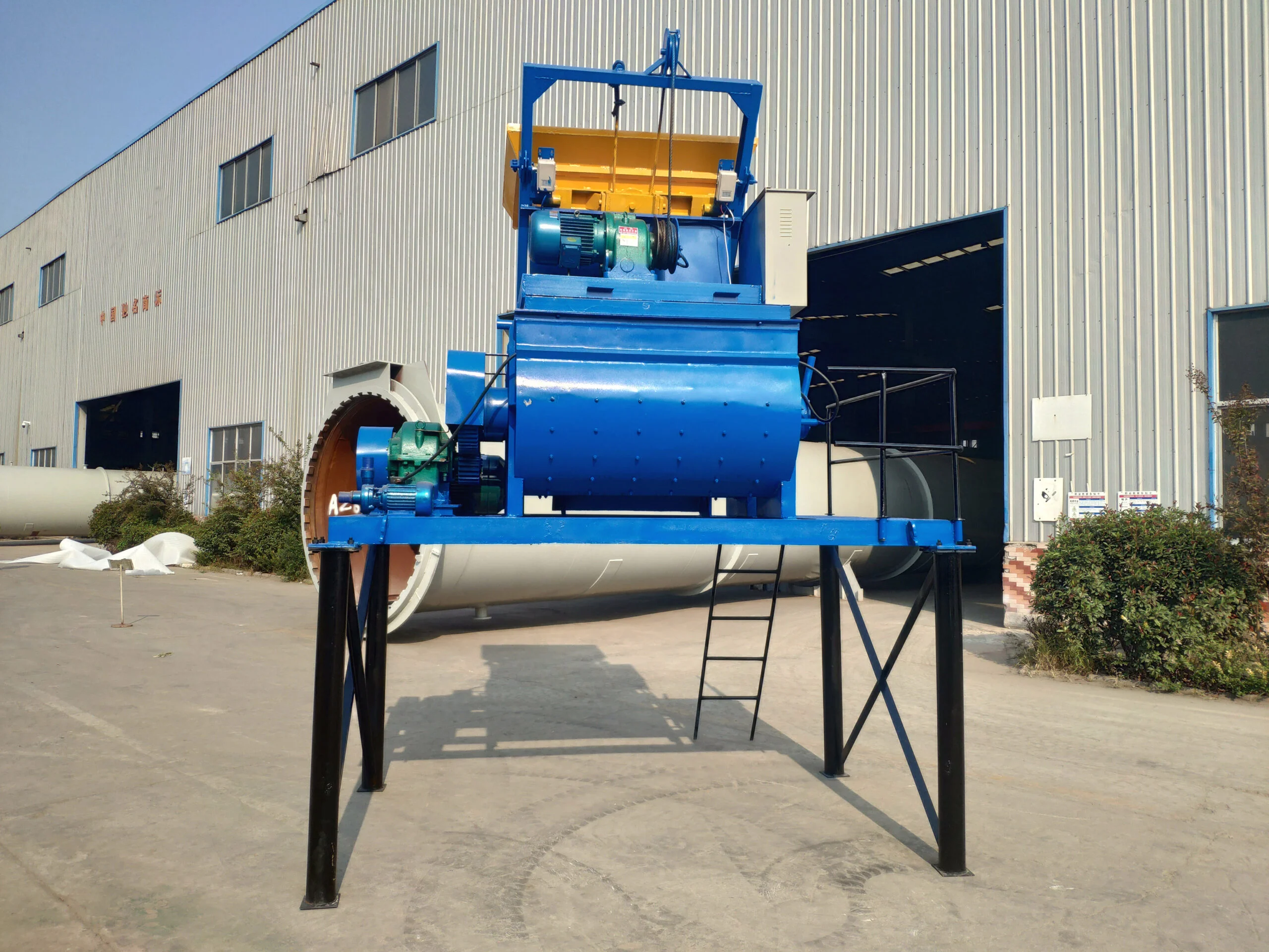JS500 block machine mixer
