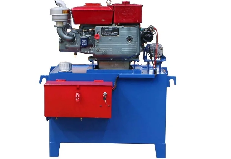 4 28 diesel engine semi automatic fly ash paving block making machine3